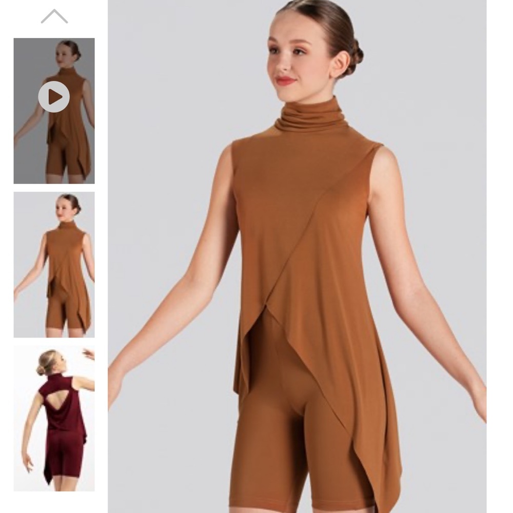Weissman asymmetric tunic top